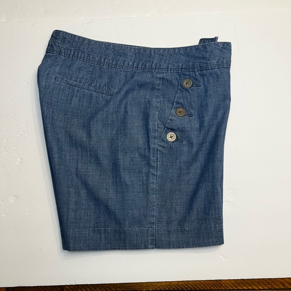 The Limited Dark Chambray Blue Short Size 8 - Picture 2 of 10